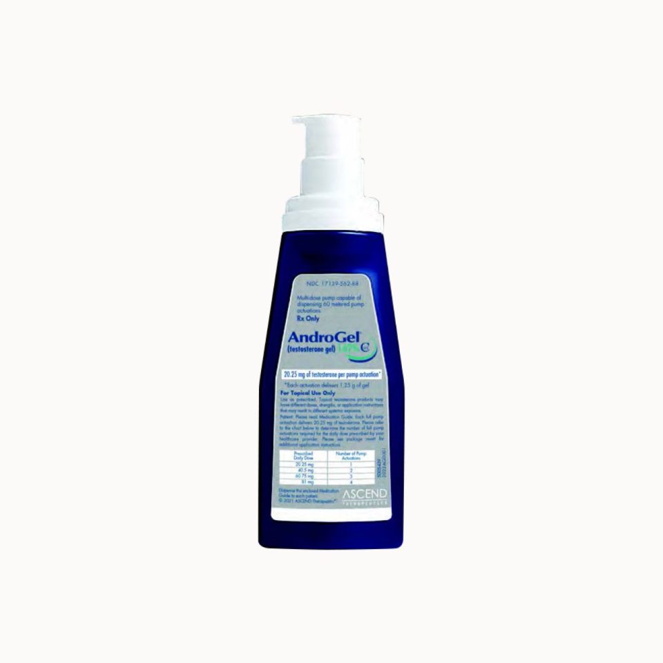 AndroGel® (testosterone gel) 1.62% for topical use CIII