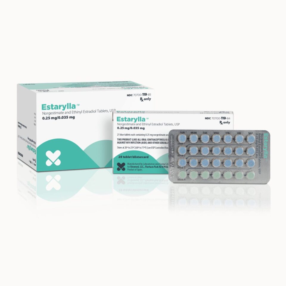 Estarylla® (Norgestimate and Ethinyl Estradiol Tablets, USP) (generic ORTHO CYCLEN®)
