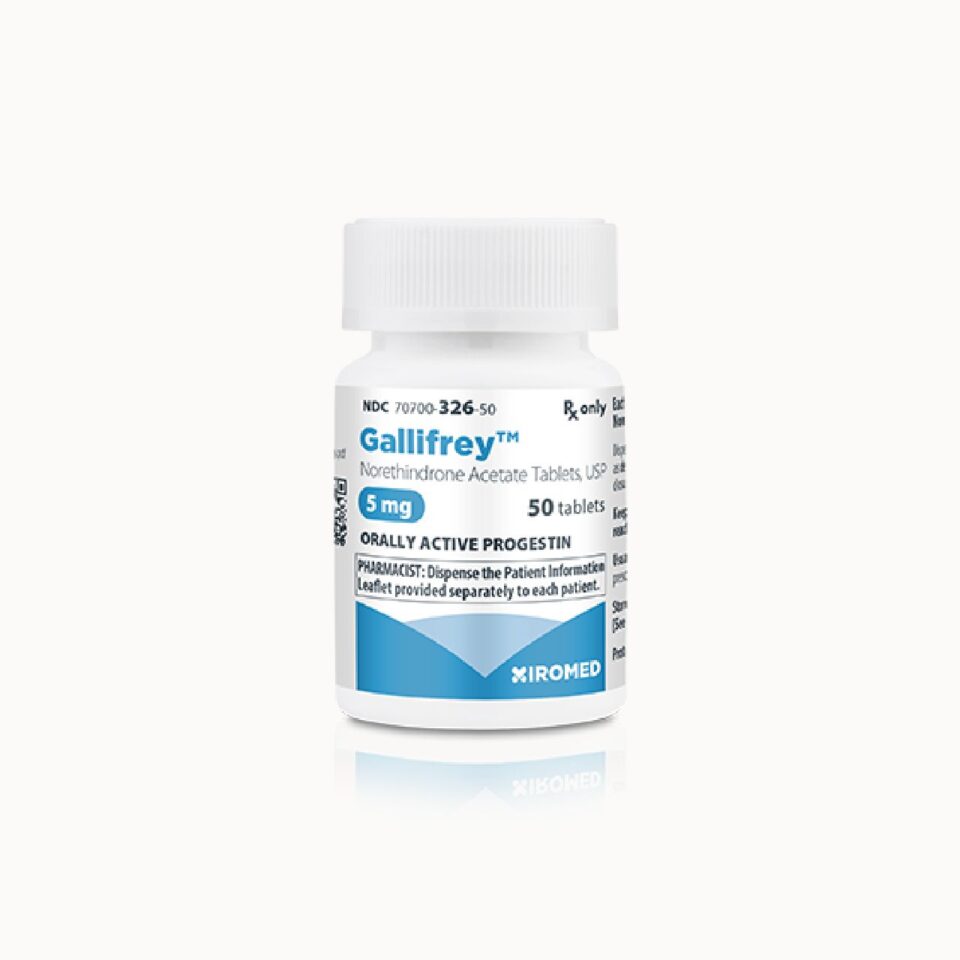 Gallifrey™ (Norethindrone Acetate Tablets, USP) (generic Aygestin®)