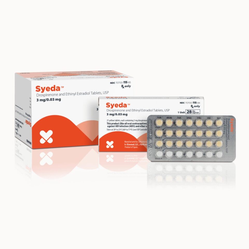 Syeda® (Drospirenone and Ethinyl Estradiol Tablets, USP) (generic Yasmin®)